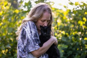 photos of a black cat in Norfolk County for an End Of Life Pet Photography
