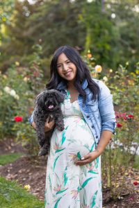 maternity dog photoshoot in Oakville, Ontario
