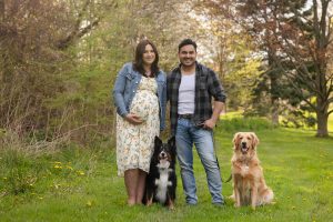 A family and pet photoshoot in the heart of Mississauga.