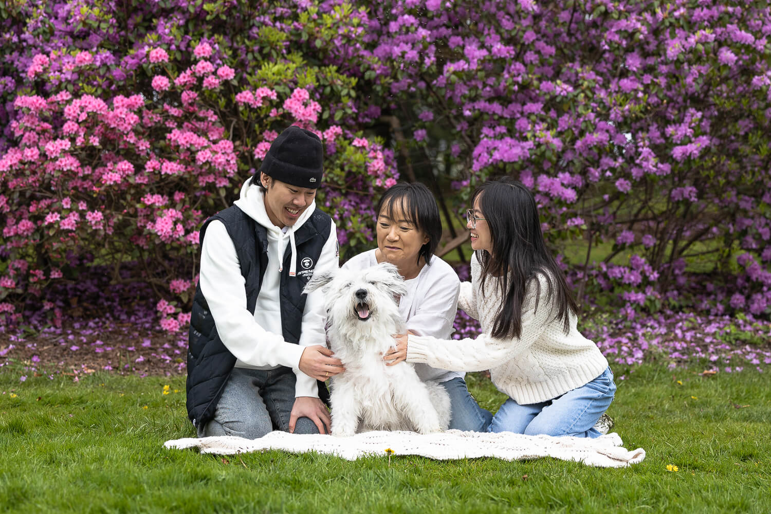 family photos with dogs family and dog photoshoot in Mississauga.