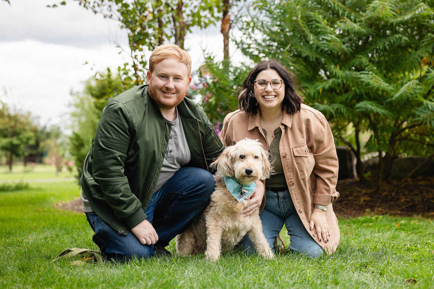 save our scruff family and pet portrait Pet and family portrait taken at the West Avenue Cider House.