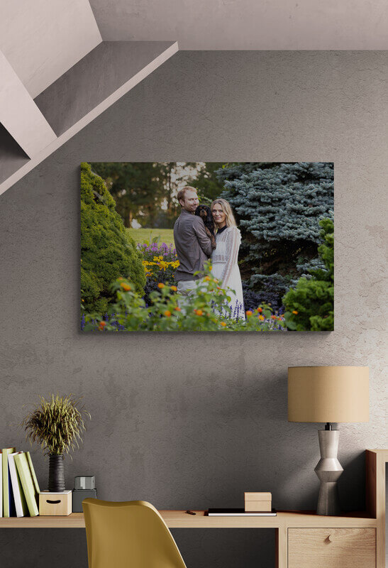 home office with beautiful floatmount by canovas photography home office decorated with family and pet pictures