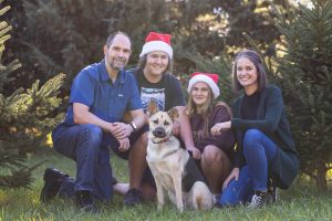 Hamilton pet and family photographer at Hepburn Christmas Tree Farm.