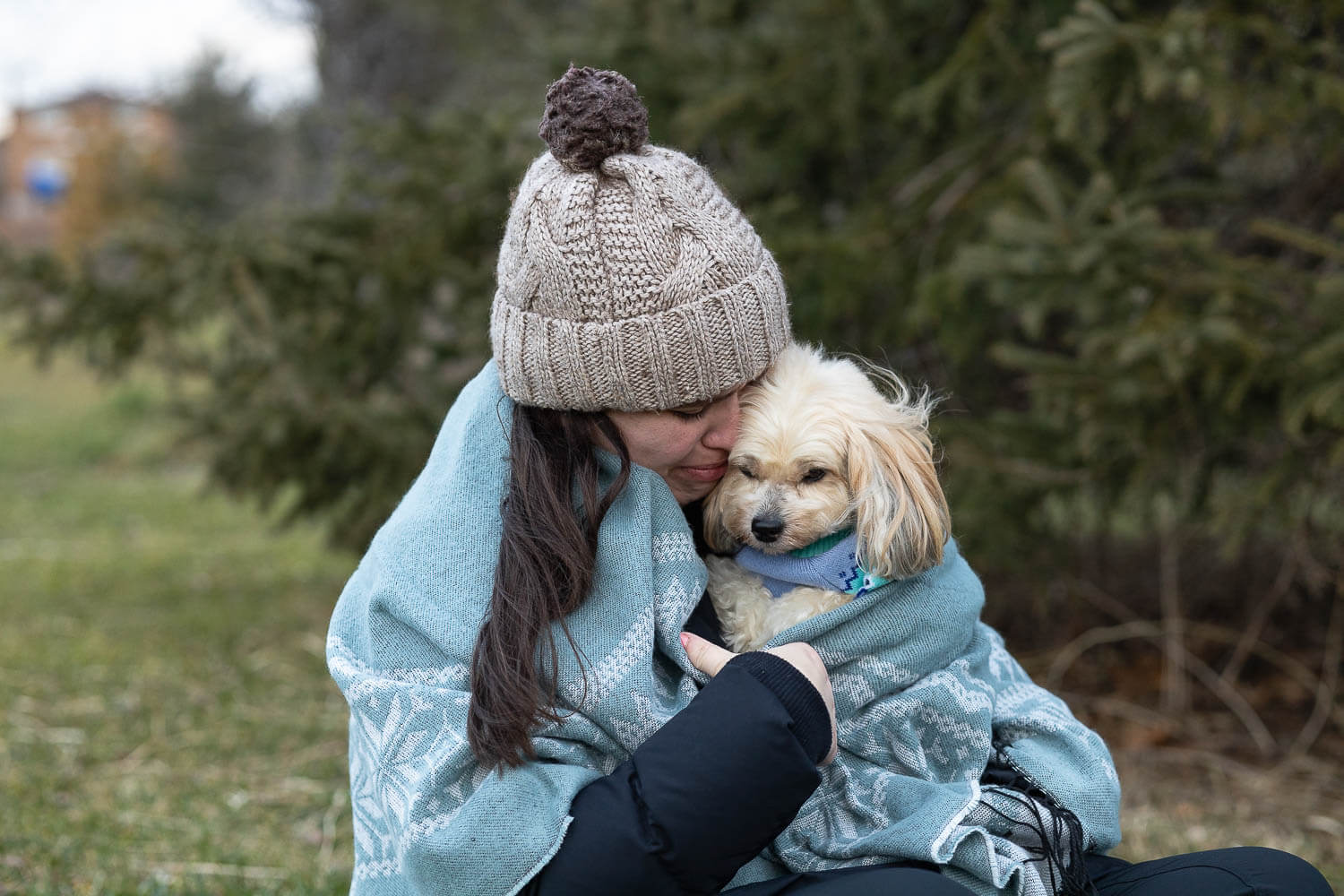 end of life pet photography in woodbridge dog photoshoot session in Woodbridge.