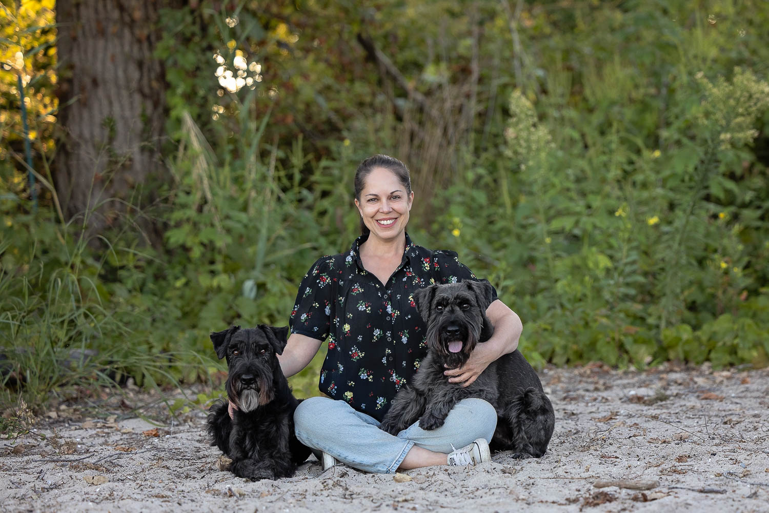 golden hour beach photoshoot in Dunville beach family and pet photography in Norfolk County