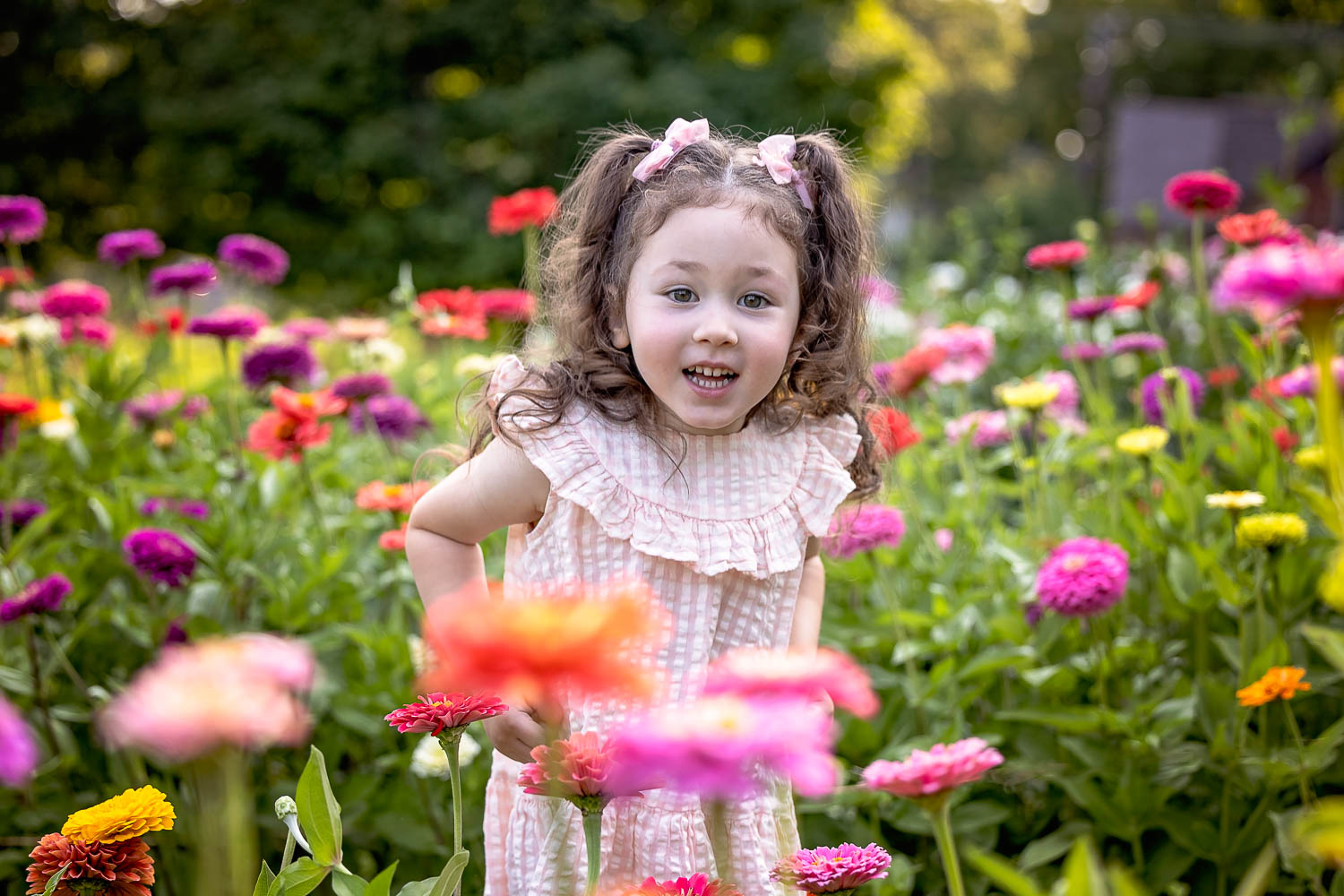 family photography at all who wander flower farm